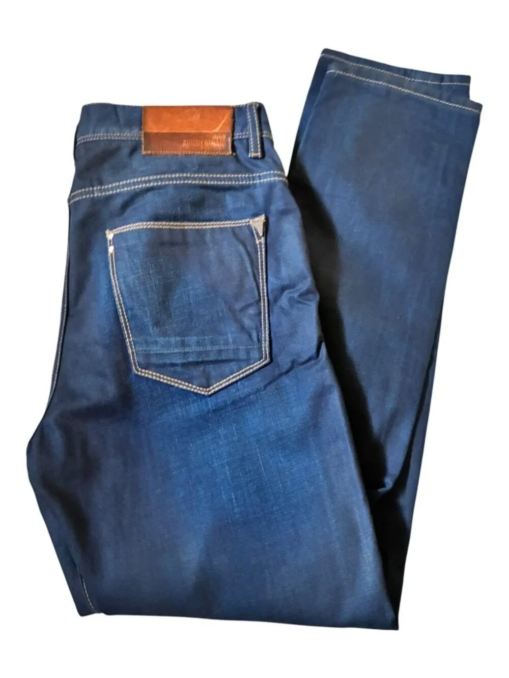 Antony Morato Frankie Carrot Jeans Mens 30 Dark Blue Good Vintage Effect Tapered